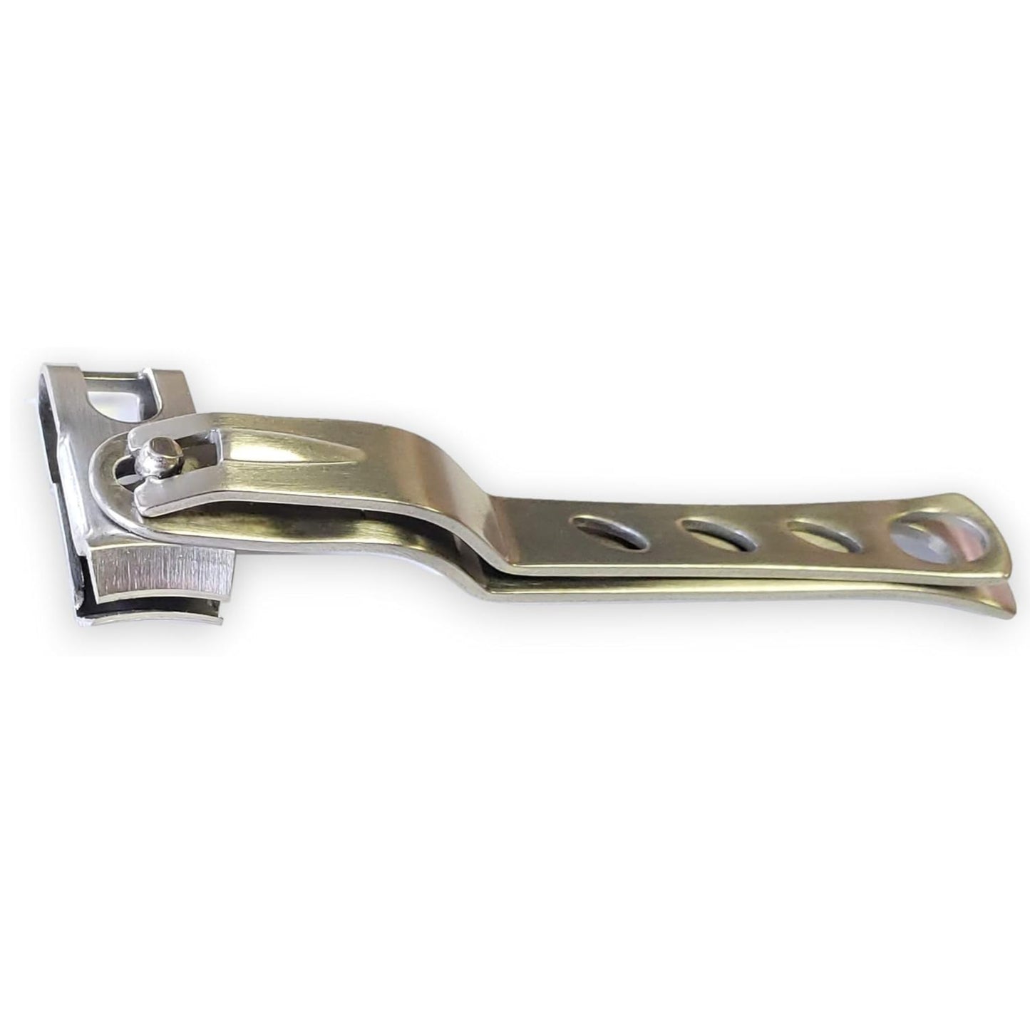 Close-up of the rotating clipper head, emphasizing blade alignment and angle flexibility.