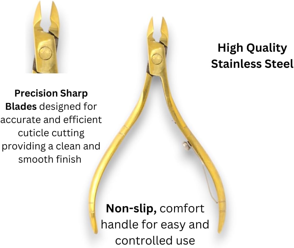 Professional Cuticle Nipper – Gold Collection