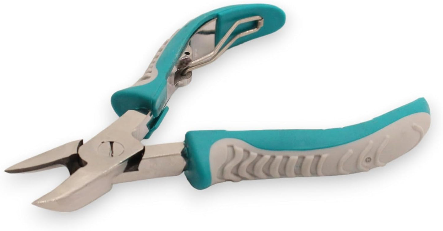 LA Cross Toenail Nipper with Comfort Grip Handle for Easy Trimming
