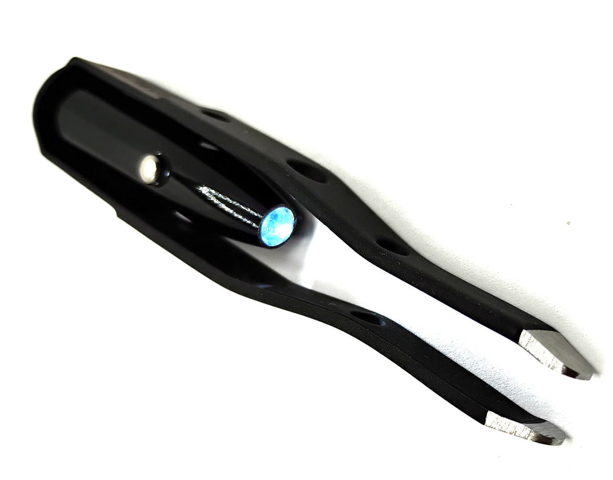 LA CROSS LED Light Blunt Tip Tweezers