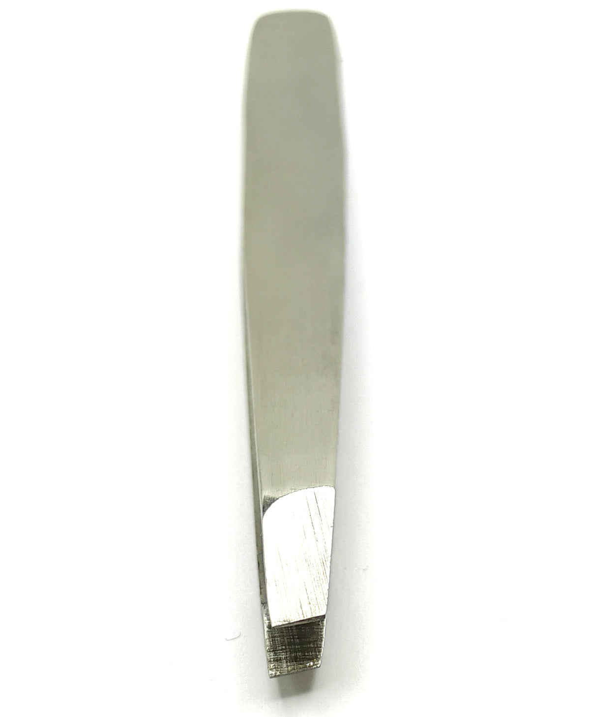 Duo Pack – Expert Slant & Pointed Tip Tweezers (Silver) – Stainless Steel Precision Tweezer Set