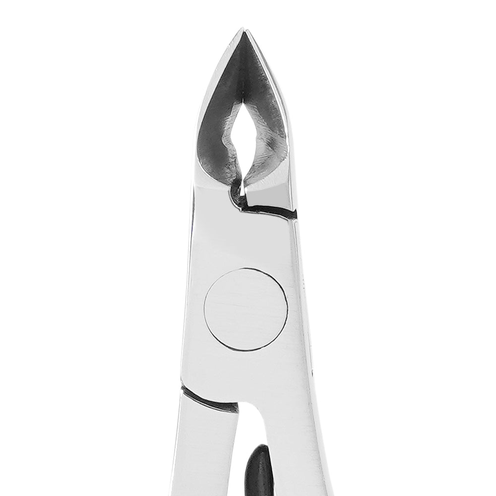 Professional Half Jaw Cuticle Nipper – Stainless Steel, Diamond-Ground Edges