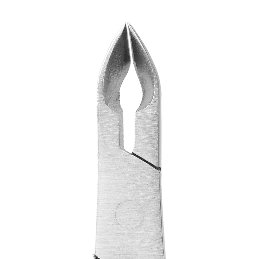 Professional Bent Tip Cuticle Nipper – Surgical Stainless Steel, Slant Tip