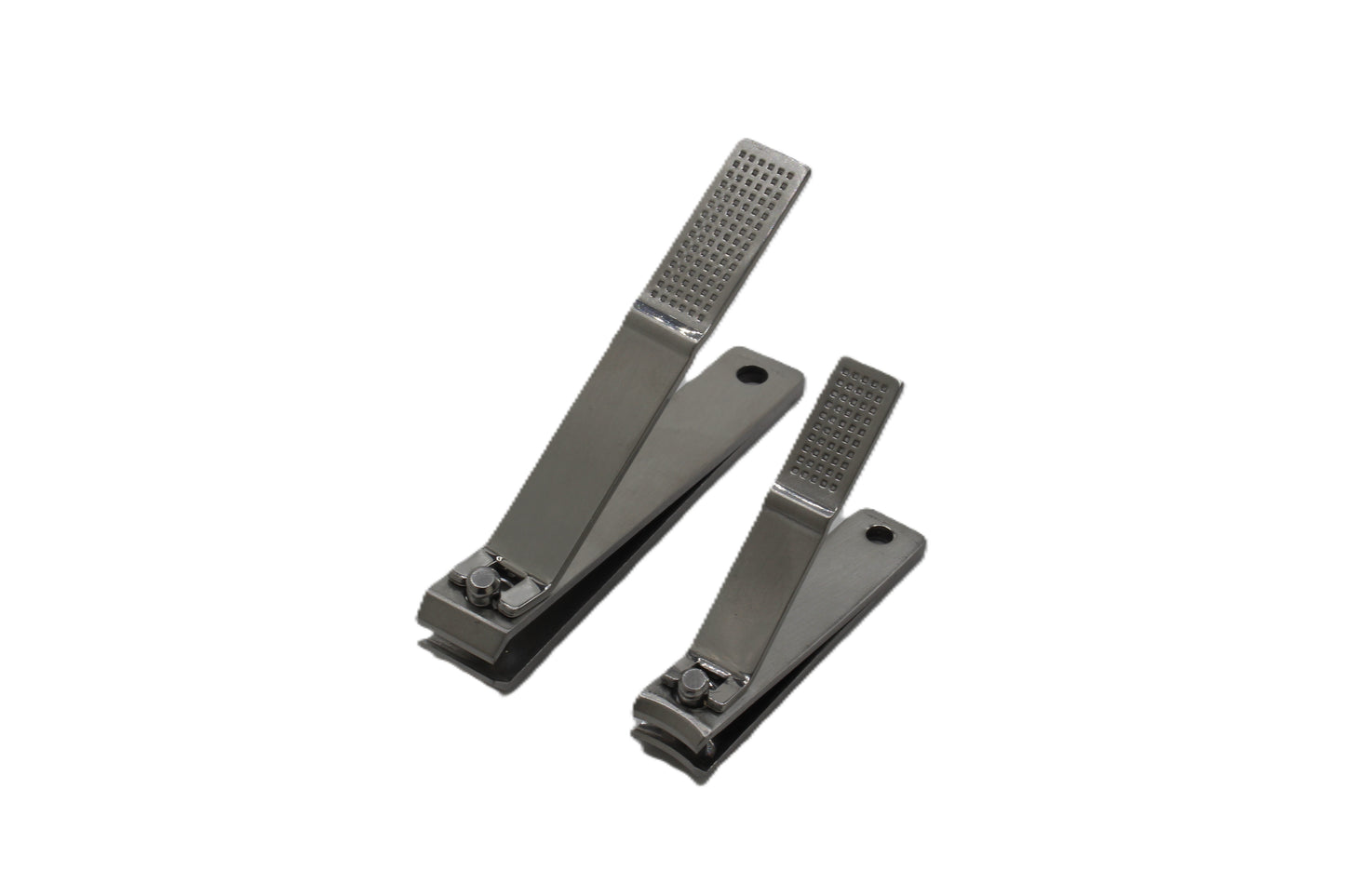 Finger Nail & Toenail Clippers Set Silver by La Cross