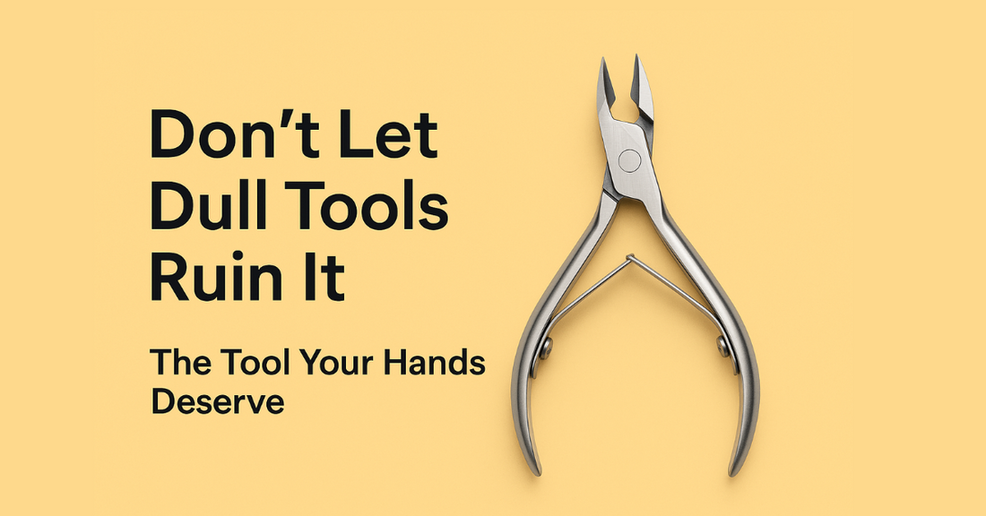 Stainless steel cuticle nipper Don’t Let Dull Tools Ruin It – The Tool Your Hands Deserve.