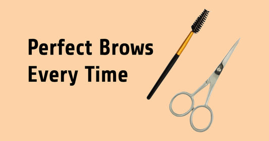 La Cross brow scissors with brush for perfect brows every time