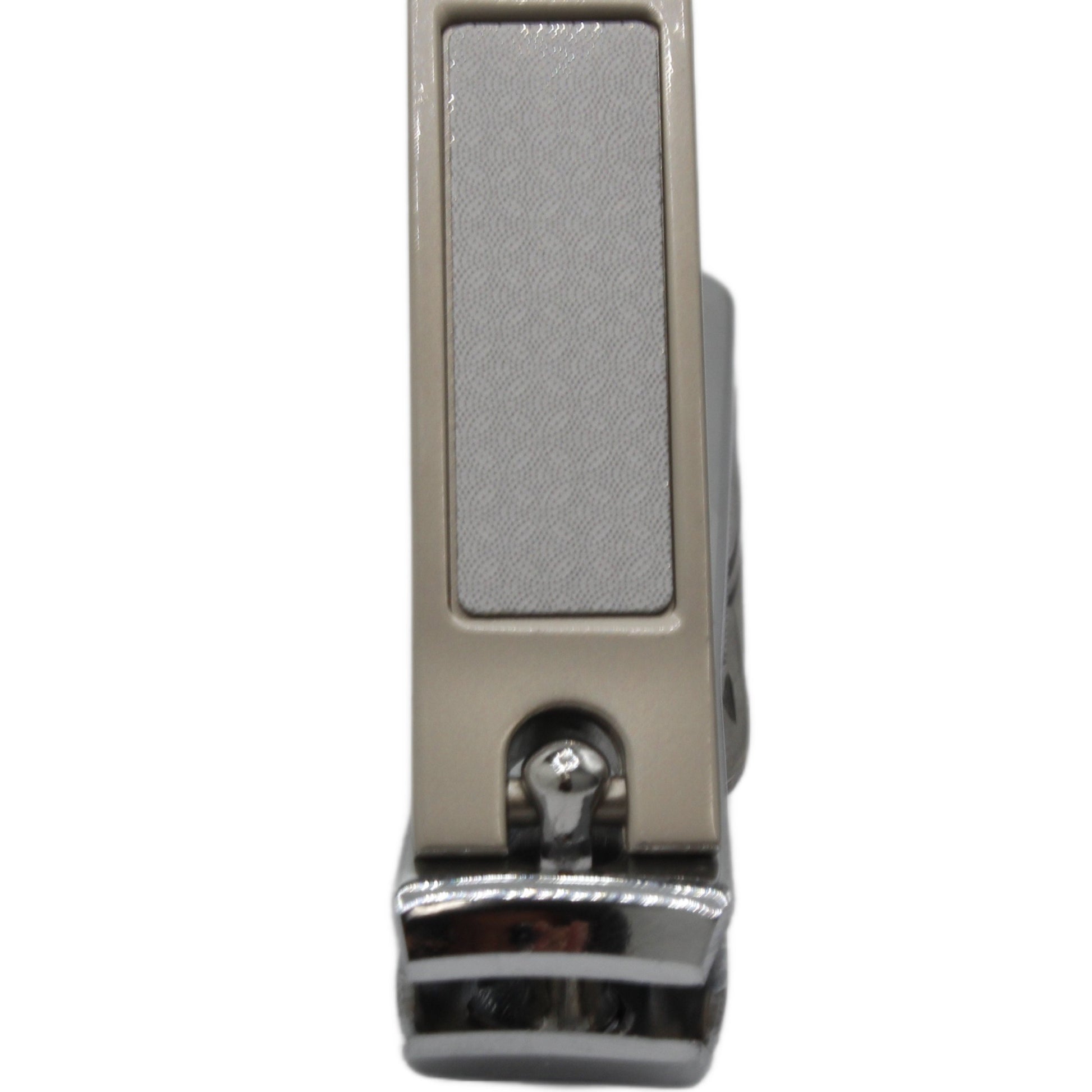 La Cross Front close-up view of La Cross 7-in-1 Nail Clipper showing textured grip panel and cutting edge.