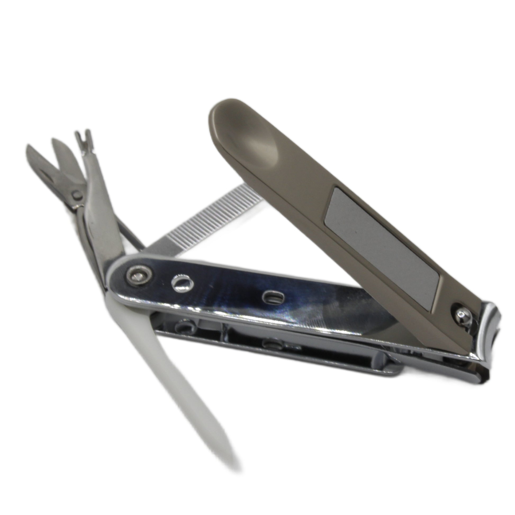 La Cross Full extension layout of 7-in-1 clipper showing all functional parts