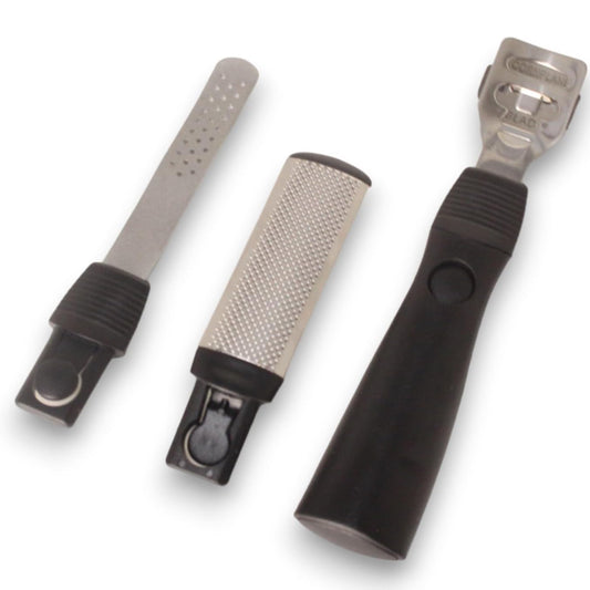 La Cross Foot Care Kit – 3-Piece Set with Shaver, Callus Remover, and Foot Rasp