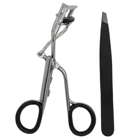 Eyelash Curler With Tweezer