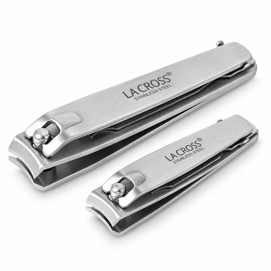 Deluxe Nail Clipper Set – Fingernail & Toenail Clippers with Nail File