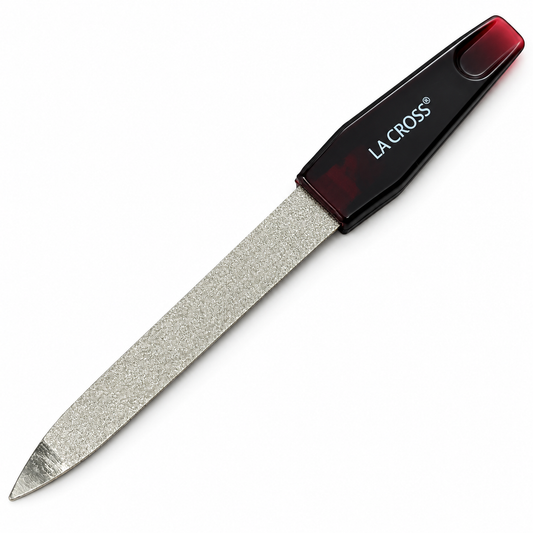 5" Sapphire Nail File – Fine & Coarse Dual-Sided Stainless Steel