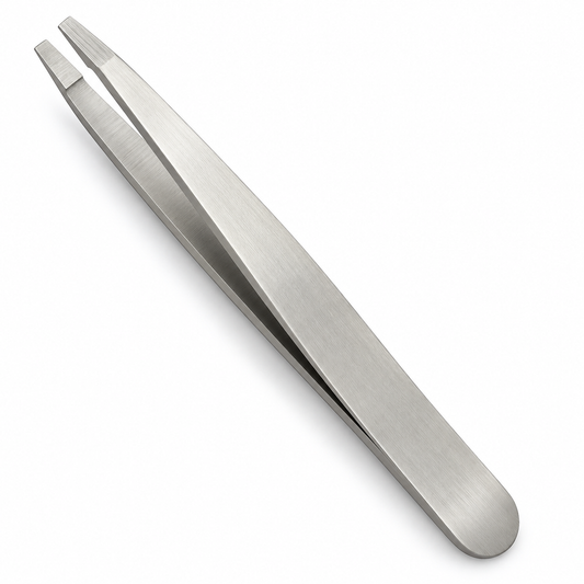 Straight Tip Tweezer – Stainless Steel Precision Brow Tweezer