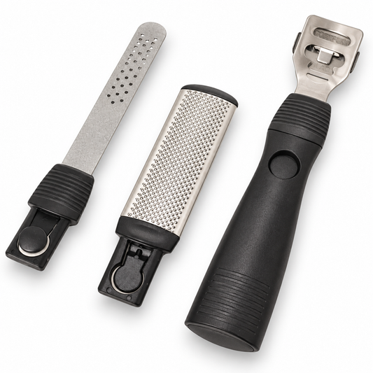 3-Piece Foot Care Kit – Callus Shaver, Foot Rasp & File
