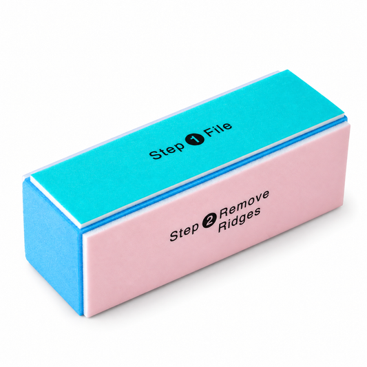 4-Way Nail Buffer Block – Shape, Smooth, Buff & Shine Natural Nails