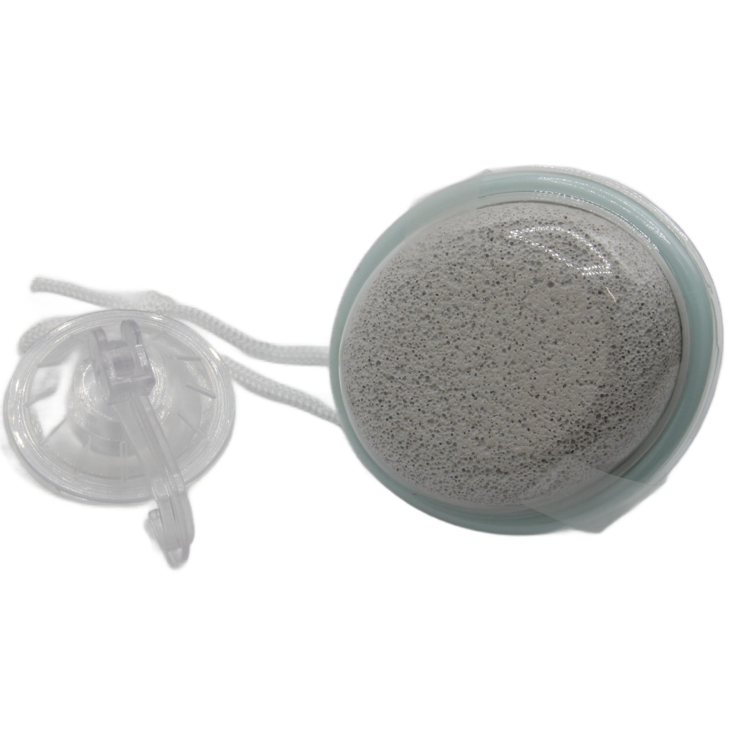 Comfort Grip Ergonomic Pumice Stone with Suction Cup Holder