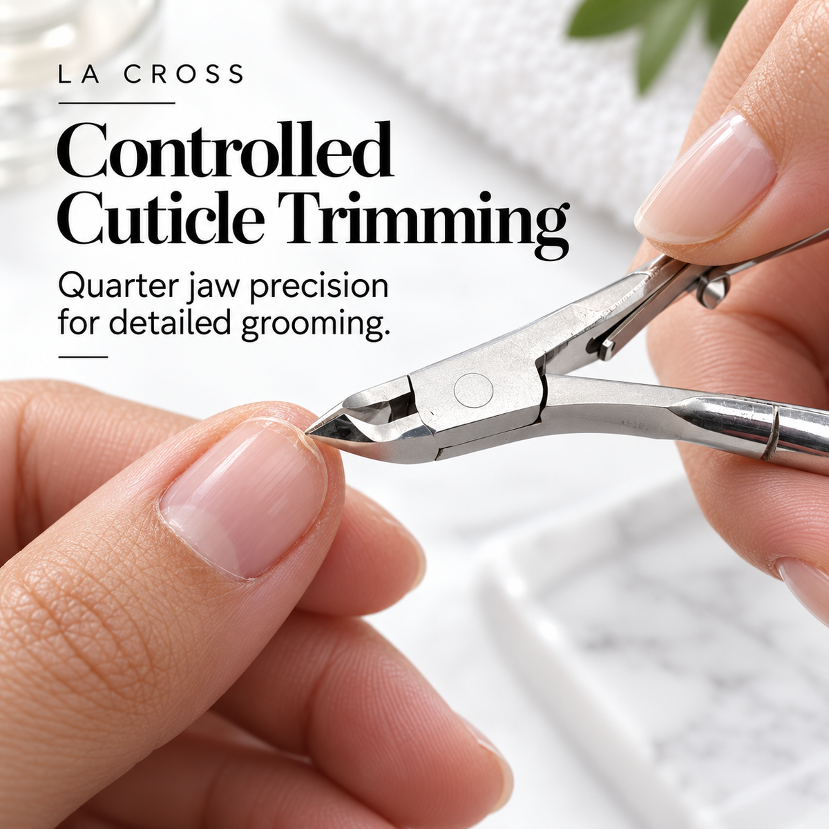Quarter Jaw Cuticle Nipper – Stainless Steel Precision Cuticle Tool
