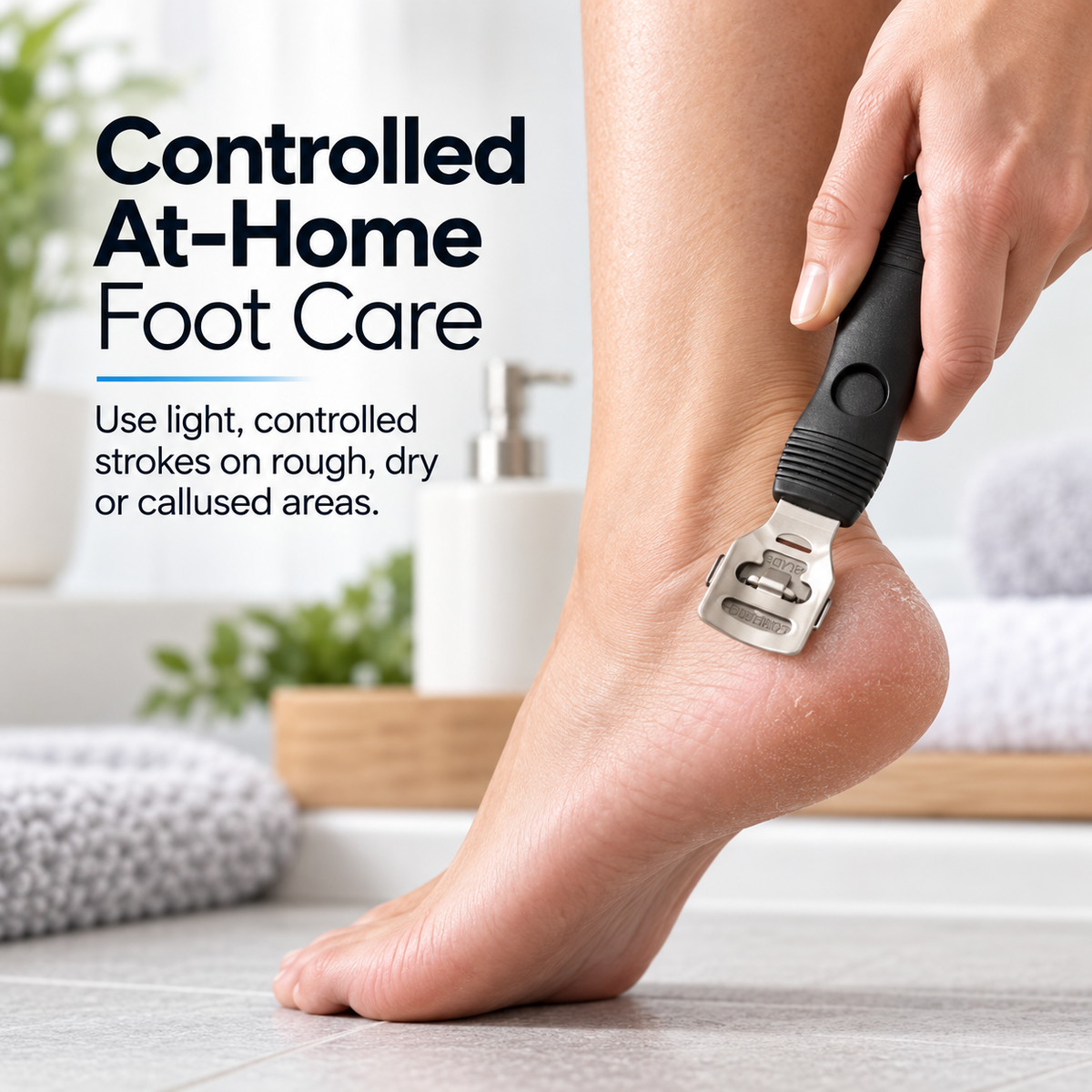 3-Piece Foot Care Kit – Callus Shaver, Foot Rasp & File