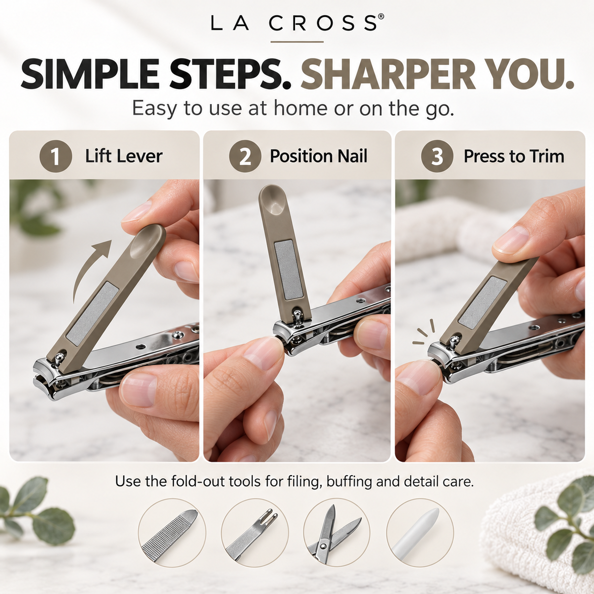 7-in-1 Multi-Function Nail Clipper – Grooming Tool with Catcher