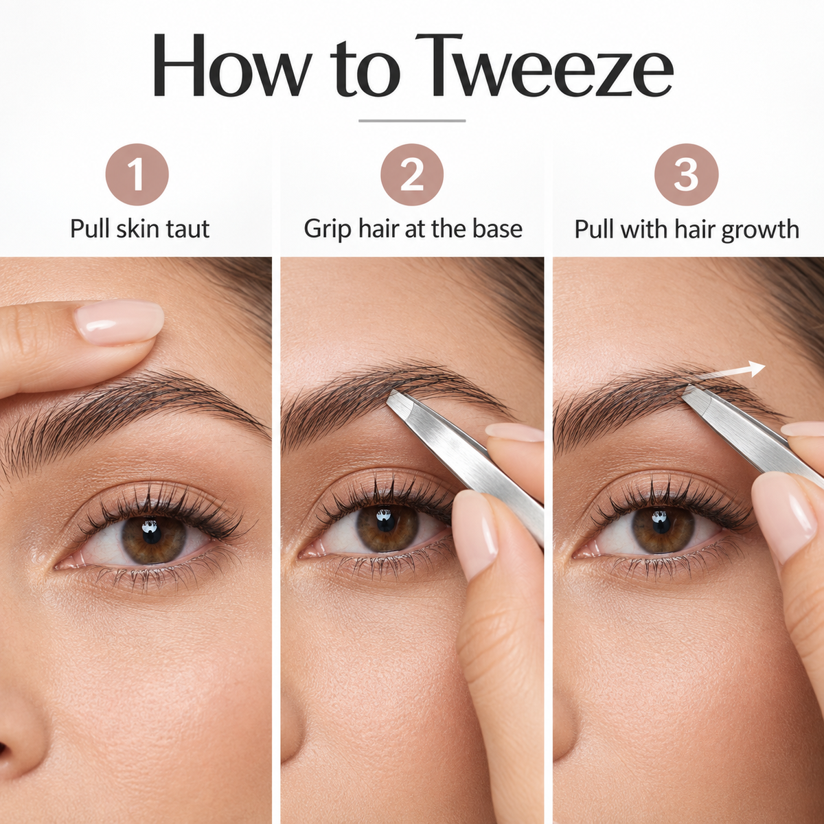 Expert Slant Tip Tweezer – Stainless Steel Precision Brow Tweezer