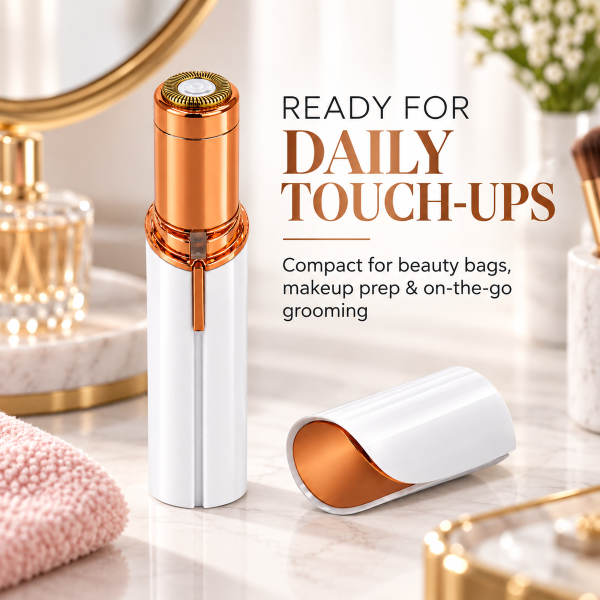 Facial Hair Remover for Women – Rechargeable LED Tool for Peach Fuzz