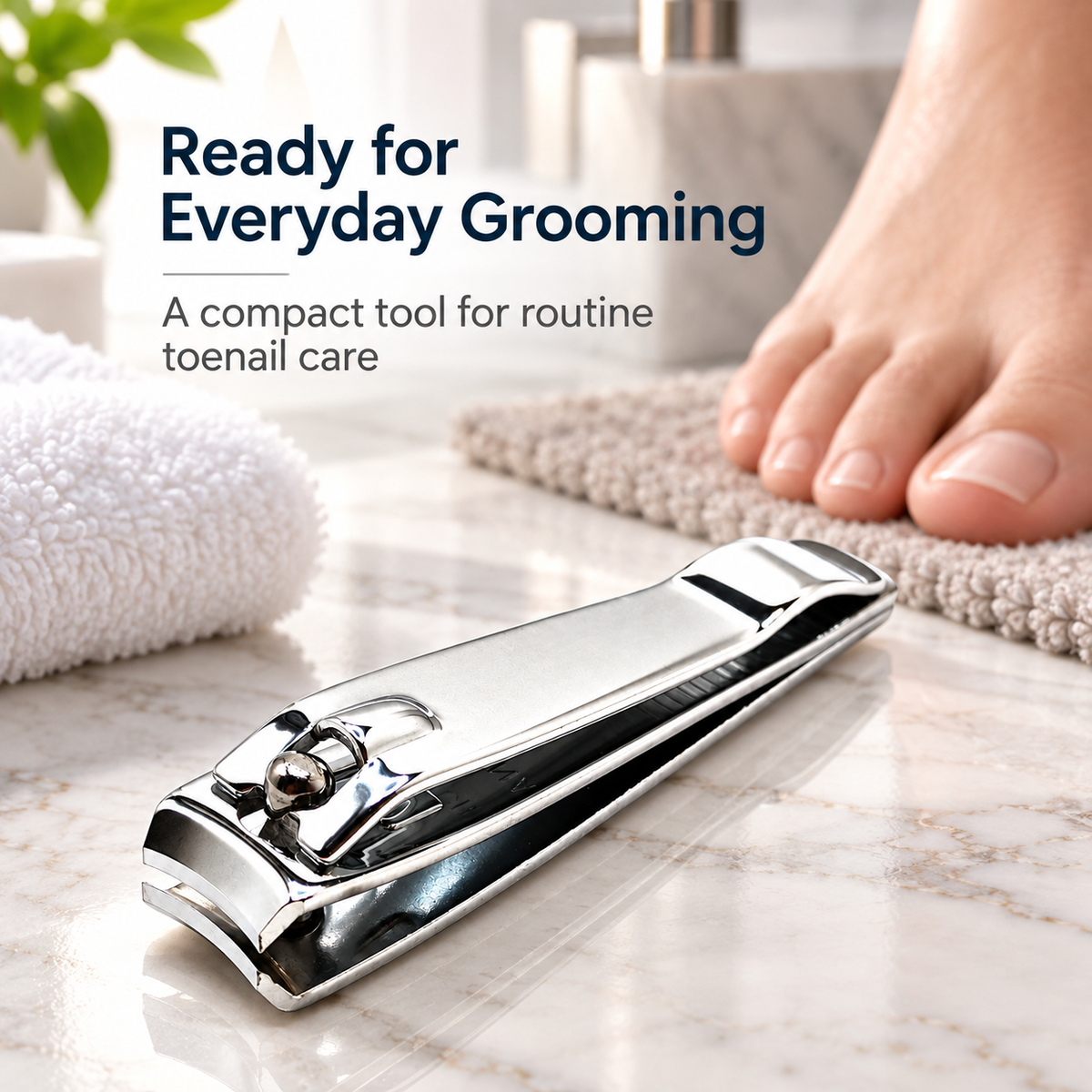 Toenail Clipper – Curved Blade Carbon Steel Nail Cutter