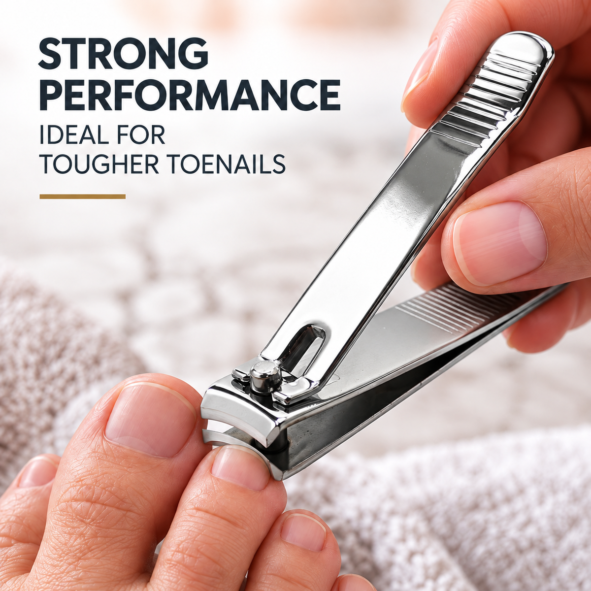 Fingernail & Toenail Clipper Set – 2-Piece Curved Carbon Steel