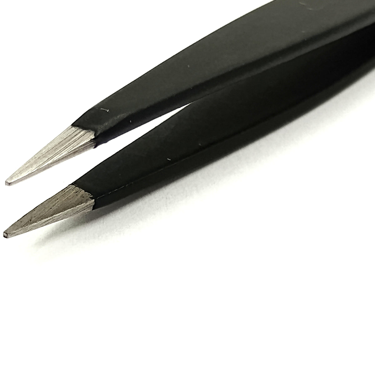 Slant & Point Tip Tweezer Duo – Stainless Steel Eyebrow & Facial Hair Tweezer Set