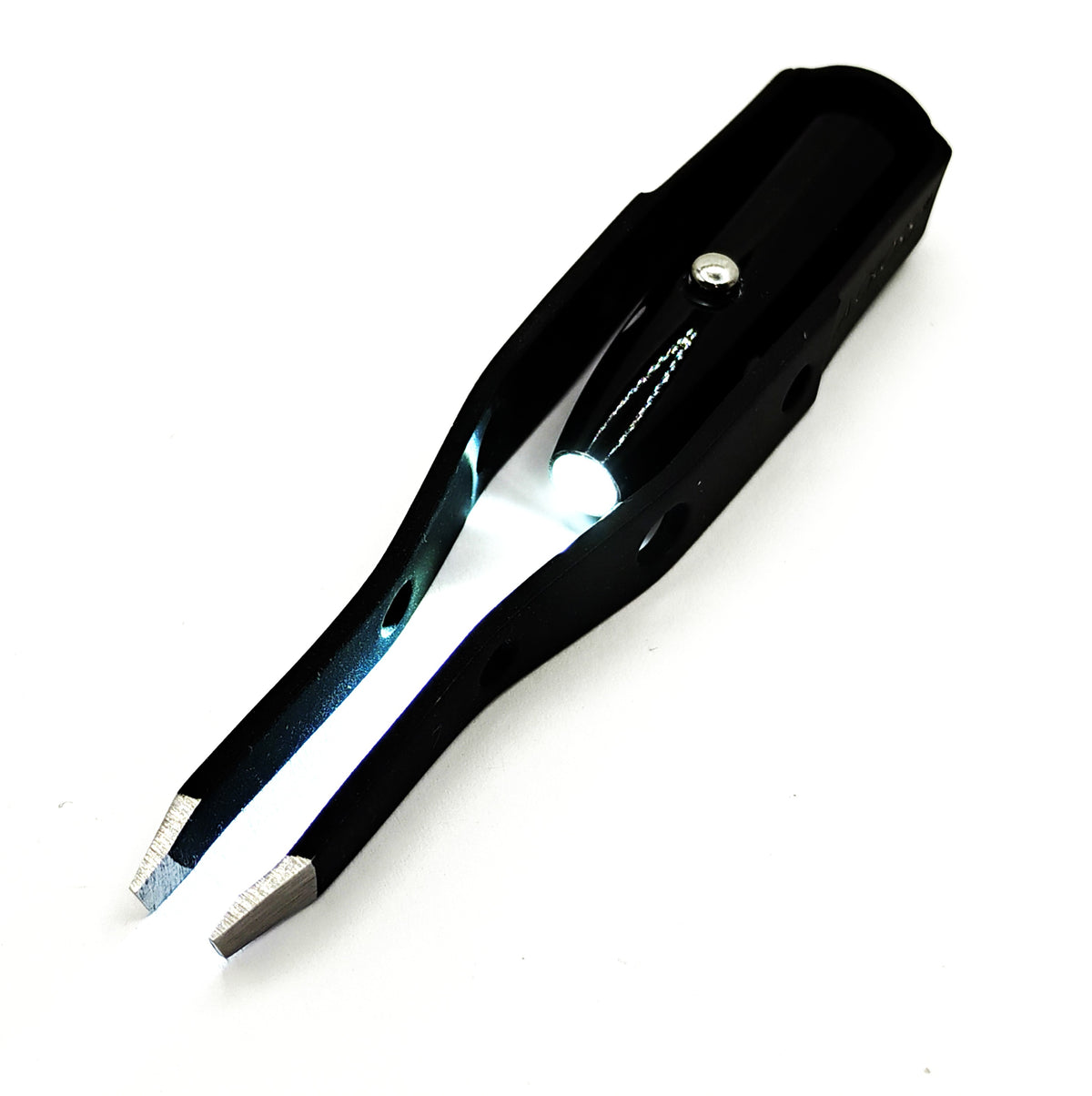 LA CROSS LED Light Slant Tip Tweezers