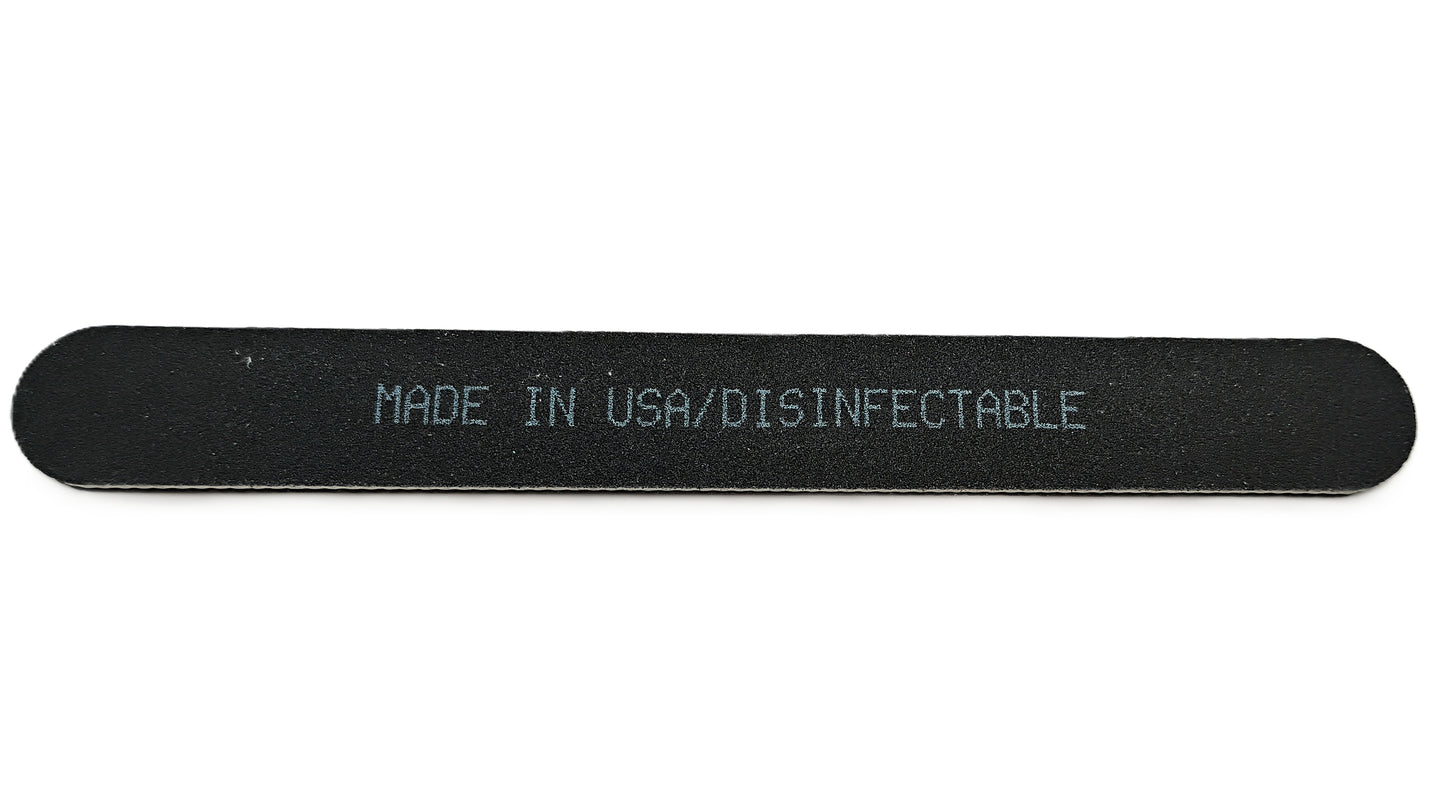 LA Cross Salon Board Nail File – Dual-Sided 100/180 Grit, Made in USA