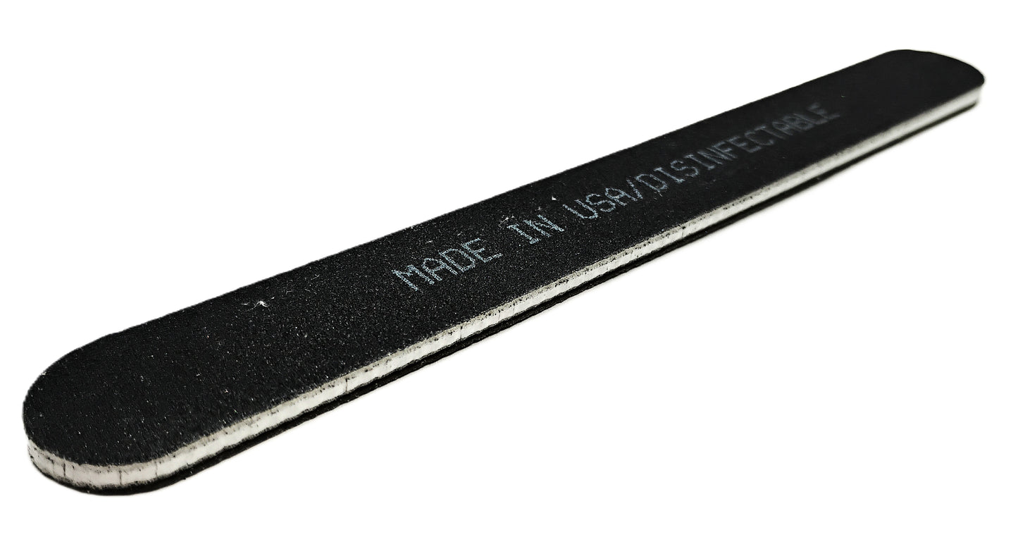 LA Cross Salon Board Nail File – Dual-Sided 100/180 Grit, Made in USA