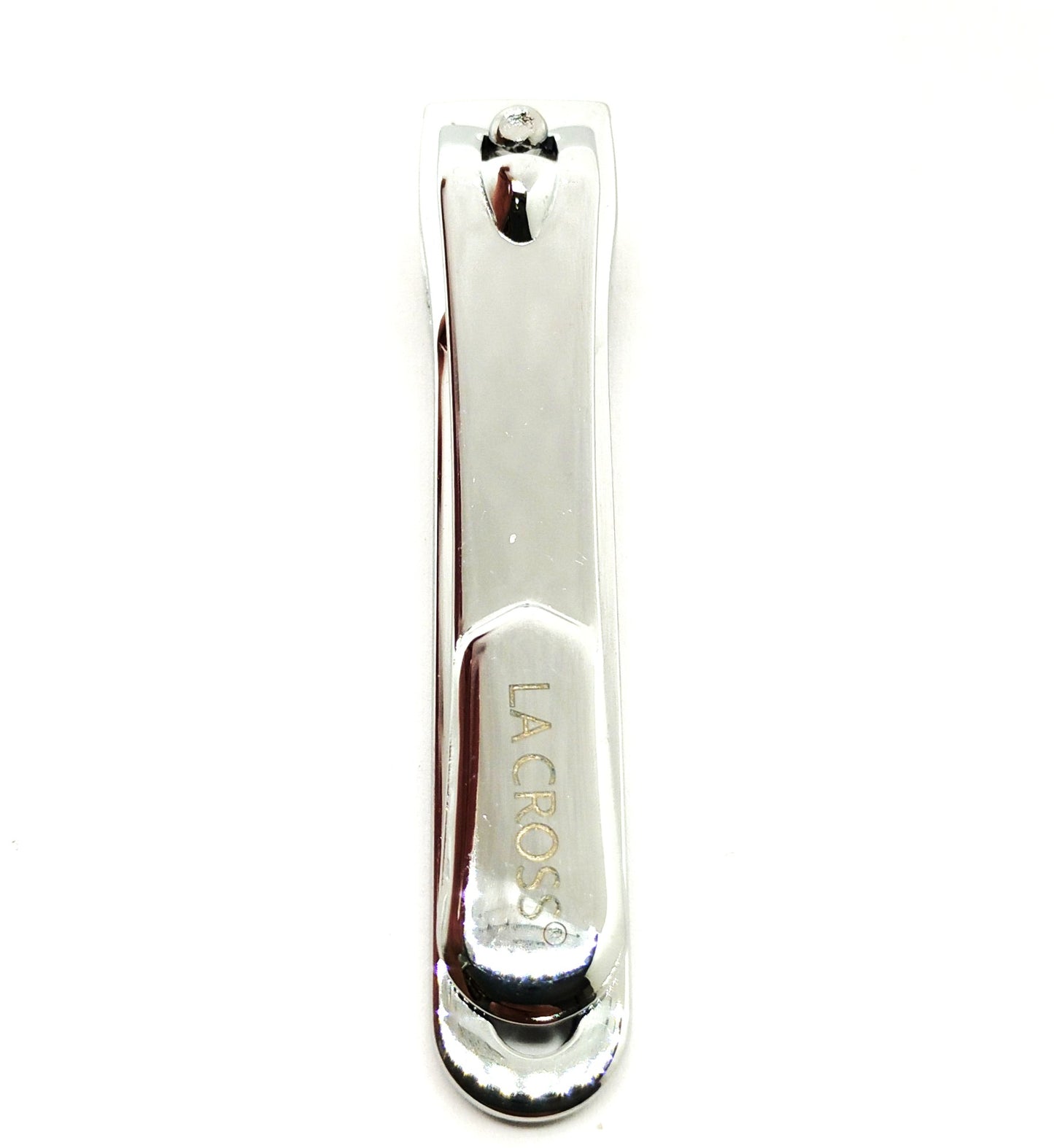 LA Cross Nail Clipper Set with Catchers – 2-Piece Fingernail & Toenail Clippers, Chrome Plated