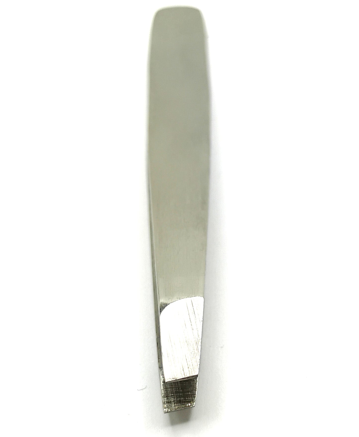 Duo Pack – Expert Slant & Pointed Tip Tweezers (Silver) – Stainless Steel Precision Tweezer Set