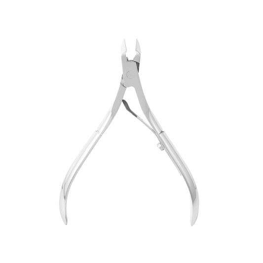Professional Half Jaw Cuticle Nipper – Stainless Steel, Diamond-Ground Edges