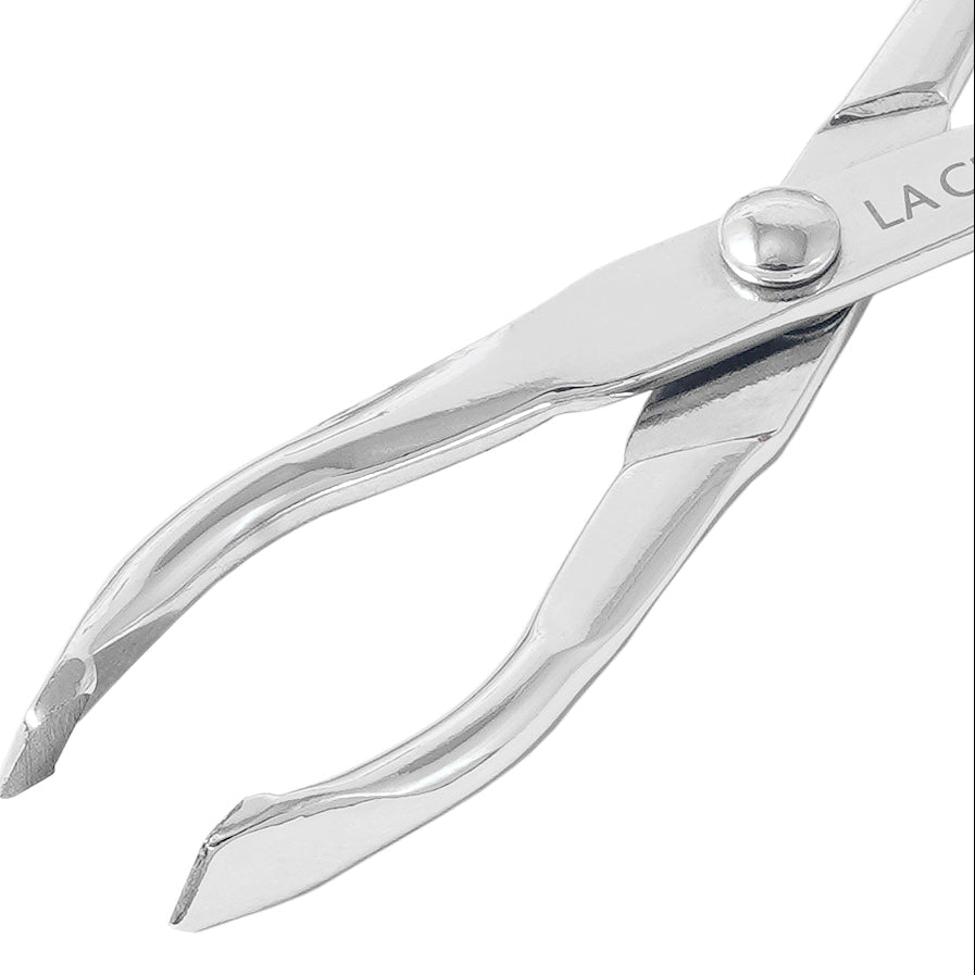Scissor-Handle Tweezer – Slant Tip Stainless Steel Brow Tweezer