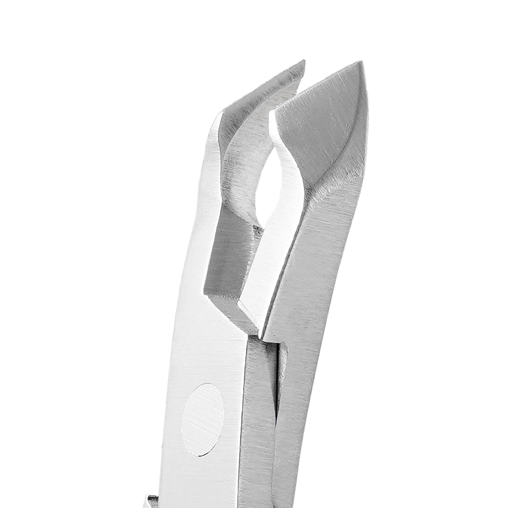 Professional Bent Tip Cuticle Nipper – Surgical Stainless Steel, Slant Tip