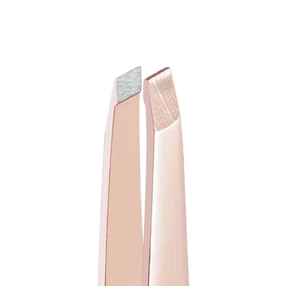 Expert Slant Tip Tweezers – Rose Gold Collection