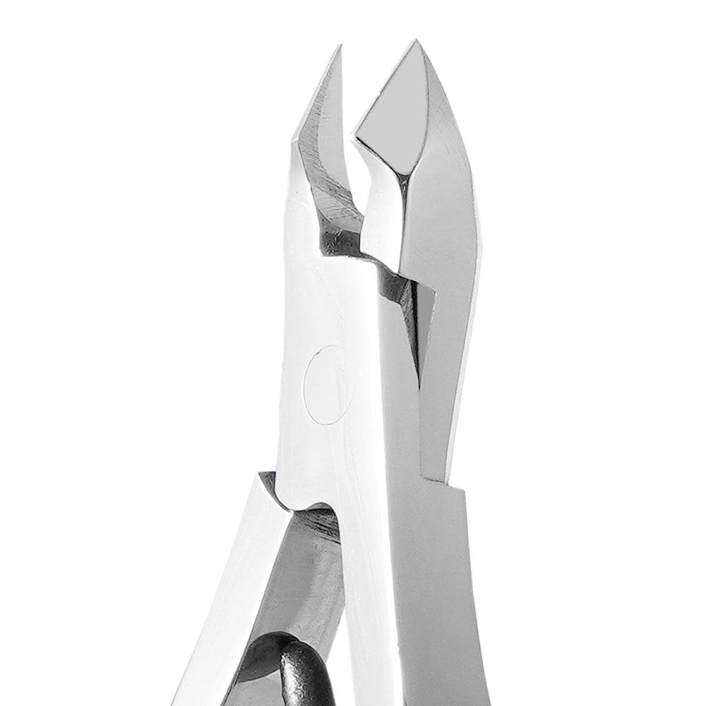 Professional Half Jaw Cuticle Nipper – Stainless Steel, Diamond-Ground Edges