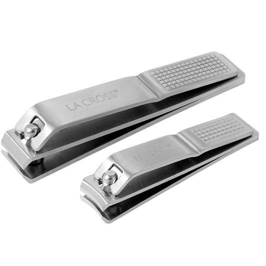 Finger Nail & Toenail Clippers Set Silver