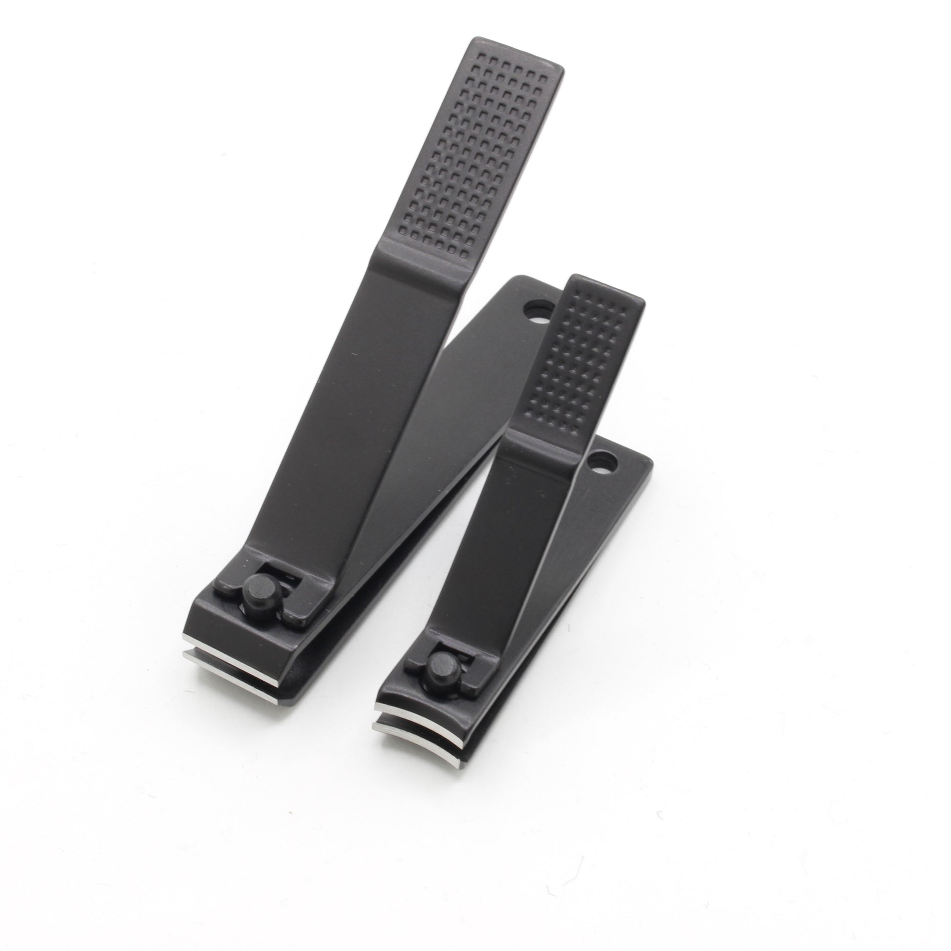 Stainless Steel Black Fingernail  & Toenail Clippers By La Cross