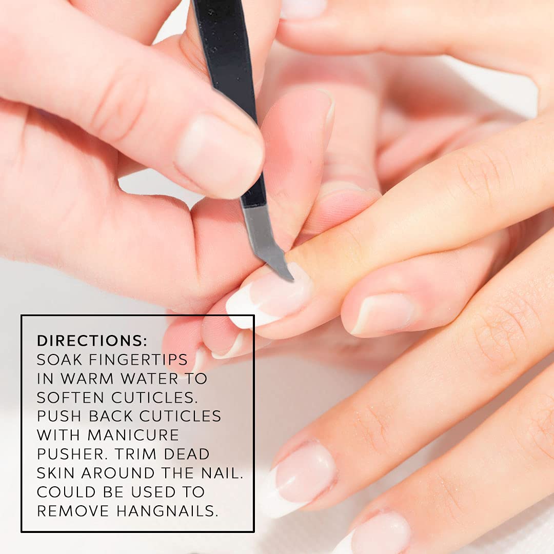 Tweezer Cuticle Nipper With Pusher
