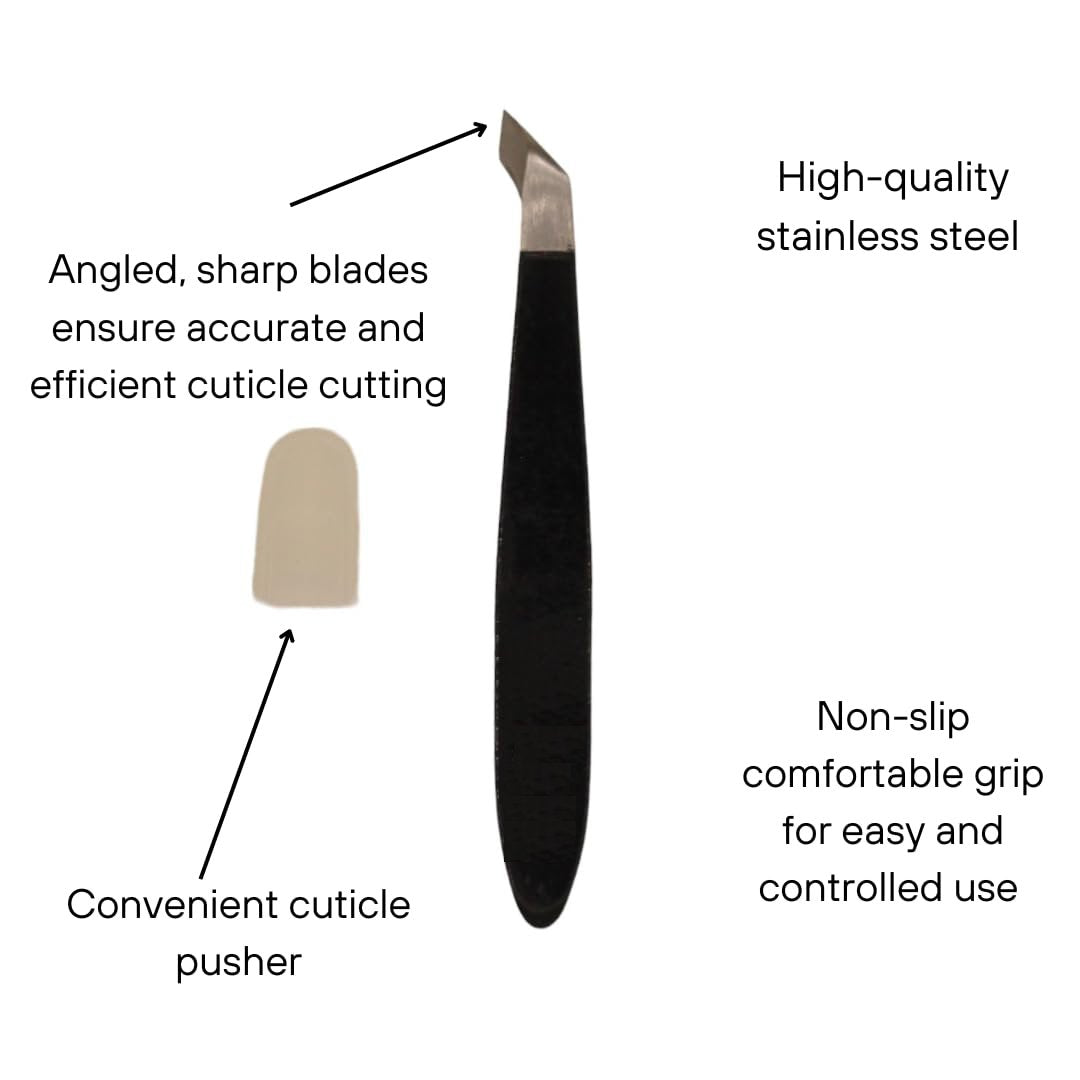 Tweezer Cuticle Nipper With Pusher